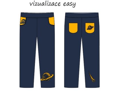 Let do vesmíru kalhoty ušité EASY vizualizace