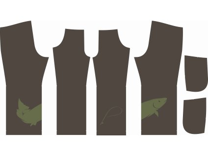 kalhoty kaspy rybář vizualizace