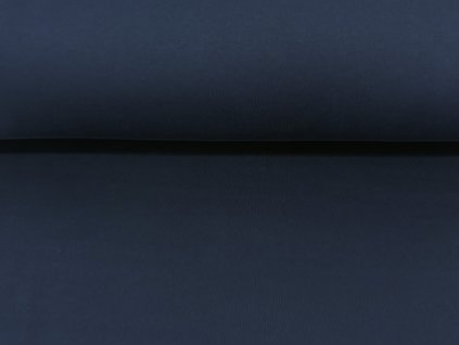 Počesaná teplákovina  Pařížská modř K 300g/m2