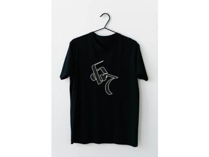 vizualizace černé triko