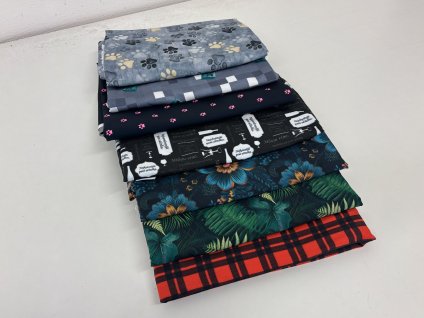 Balíček látek s vadou - mix materiálů