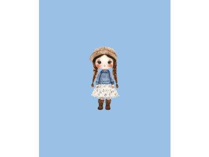 Holcicka na modre 50x60 eshop