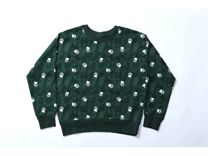 Colorful printed sweatshirt design mock up