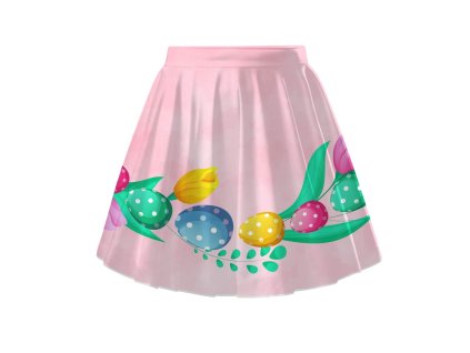 vizualizace ušitá velikonocni vajicka a tulipany