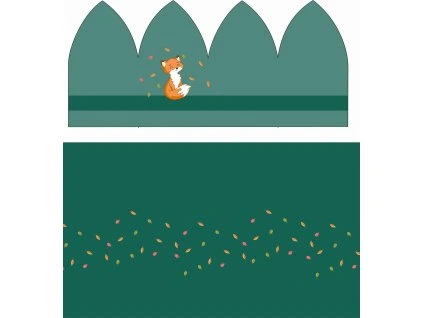 čep nák lištičky na zelené