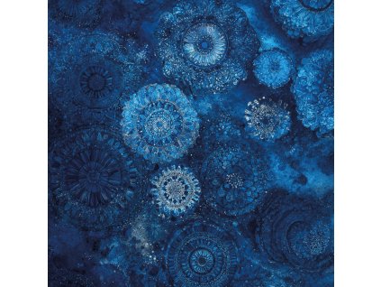 Modre abstraktni mandaly 38x38 eshop