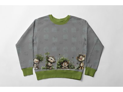 Colorful printed sweatshirt design mock up (2)