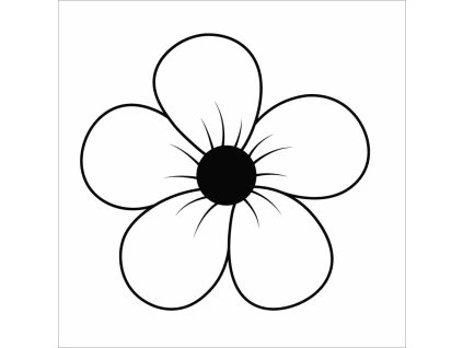 3x3 tisk etiketa černá