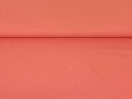 Teplákovina s elastanem Broskvová  K II. JAKOST