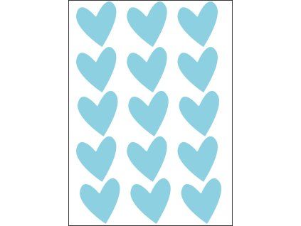 Pastelove modra srdicka eshop