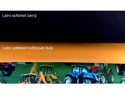 traktory a bagry na trave softshell