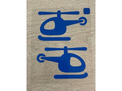 helikoptery 2 neon modra
