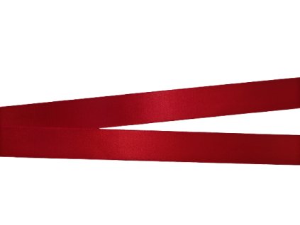 Atlasová stuha 24mm červená