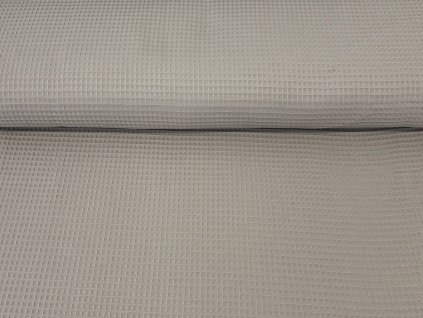 Tkanina Vafle Bílá káva