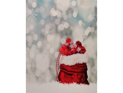 Panel kočárkovina Vánoční punčocha 40x50cm