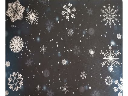 Vánoční vločky 50x40cm