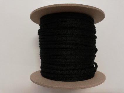 Oděvní šňůra 4mm černá