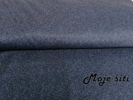 PRUŽNÝ ZIMNÍ softshell - Jeans tmavý
