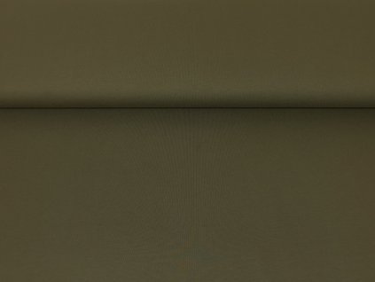 Teplákovina s elastanem Khaki K