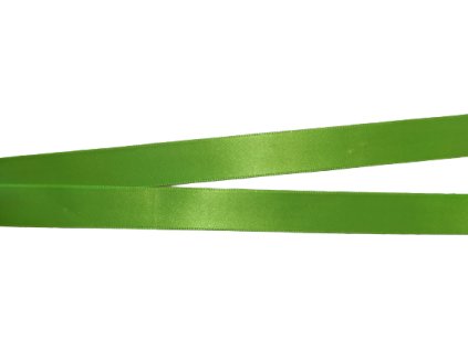 Atlasová stuha 20 mm jasně zelená