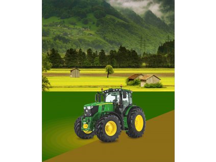 traktor na louce nové