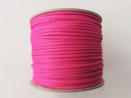 Oděvní šňůra 4mm růžová