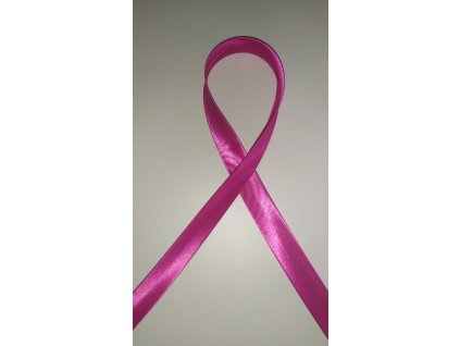 Šikmý proužek saténový 18 mm magenta