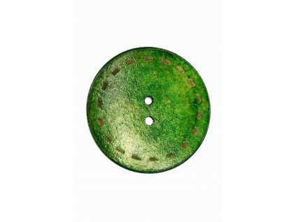 Dřevěný knoflík zelený 40mm