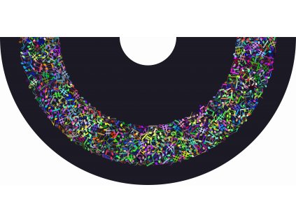 dlouhá půlkolová sukně noty 95