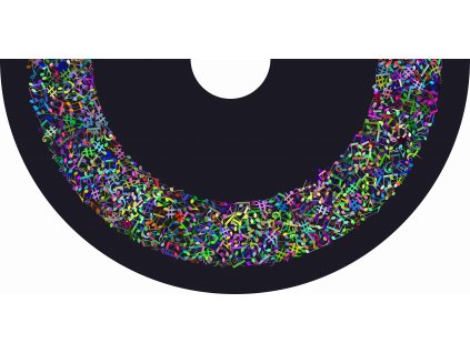 dlouhá půlkolová sukně noty 110