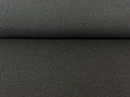 Bavlněný náplet s elastanem Melé antracitové K