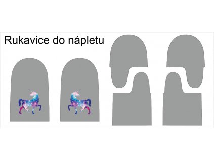 střih do nápletu jednorožec 2r