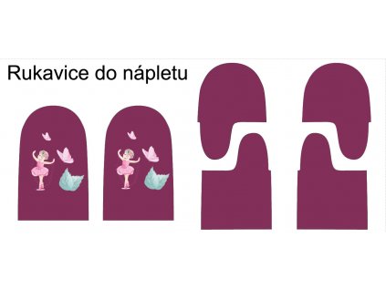 Rukavice Malá tanečnice 2 roky