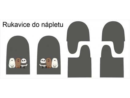 střih do nápletu medvědi 2r