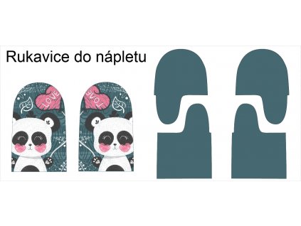 střih do nápletu panda 2r