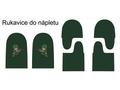 Rukavice vojáček 2 roky ok