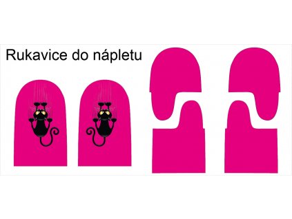 střih do nápletu kočka 2r