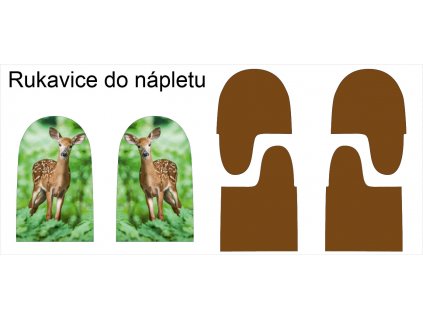 střih do nápletu srnka 2r