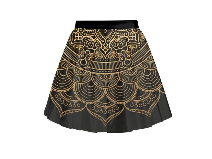 vizualizace ušitá zlata mandala