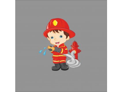 Malý hasič 20x20cm
