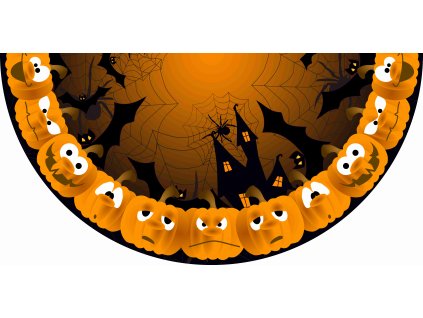 Půlkolovka dýně a netopýři