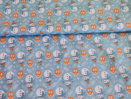 Sněhuláci a domečky