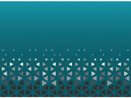 Trojúhelníky na tmavé tyrkysové