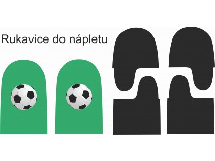 RUKAVICE DO NAPLETU FOTBAL VIZUALIZACE