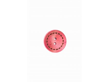Dřevěný knoflík růžový 20mm