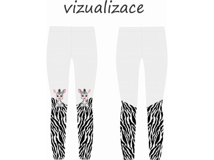 Roztomilá zebra ušité