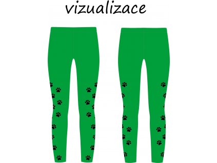 UŠITÉ Pacičky ZELENÉ