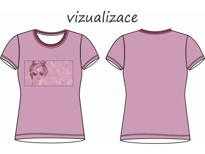 Stylist vizualizace dámské tričko