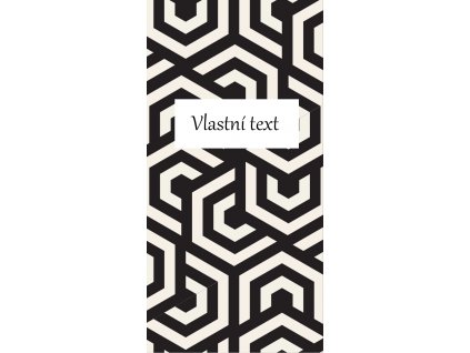 Barevné etikety do švu - Bludiště - zakázkový text