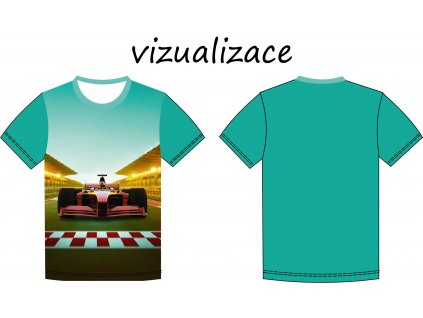 Formule dětské triko vizualizace